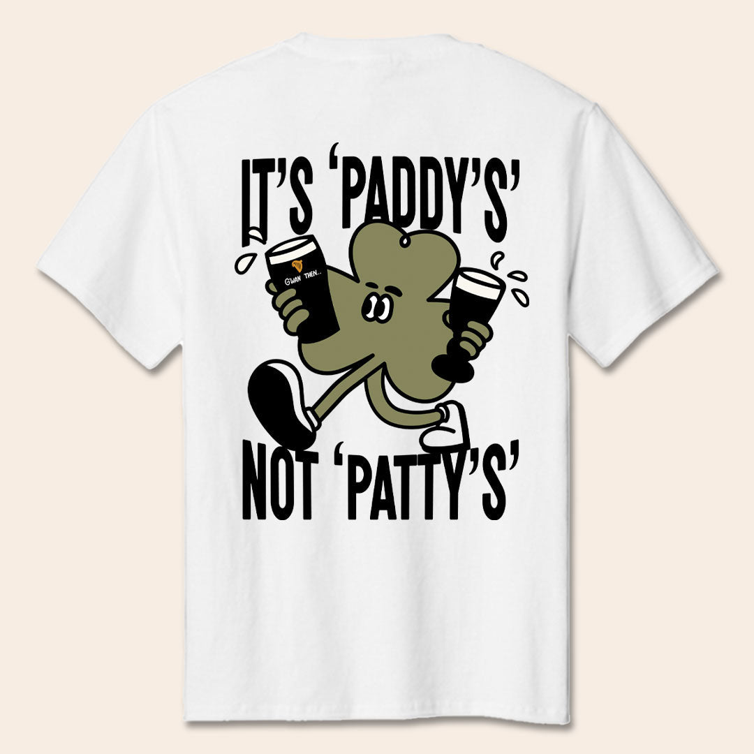 The Dead Rabbit - It's Paddy's Not Patty's T-Shirt - White