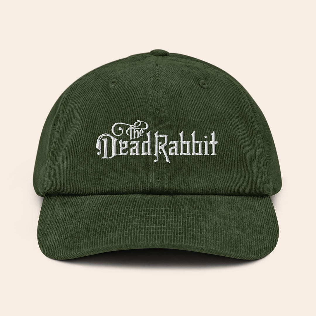 The Dead Rabbit Embroidered Logo Corduroy Cap